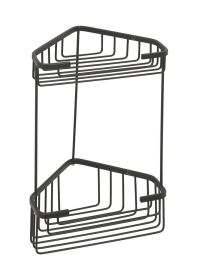 SMART fémrácsos polc, 200x325x151mm, matt fekete