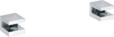 BEMETA BETA Üvegpolc tartó, üveg nélkül / pár, 20x20x25mm ? 8mm, króm (102202112)