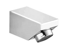fali kifolyócső, szögletes, króm