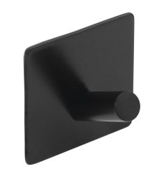 öntapadós fogas, matt fekete