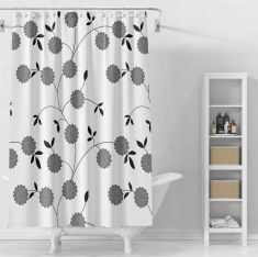 AQUALINE zuhanyfüggöny, 180x180cm