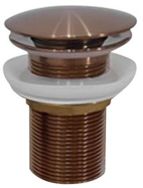 AURUM tartalék klik-klak mosdólefolyó, 5/4“, click-clack, rózsaarany