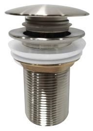 AURUM tartalék klik-klak mosdólefolyó, 5/4“, click-clack, szálcsiszolt INOX