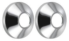 Rozetta, 1 pár, 68/25mm, 25mm, króm