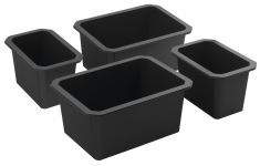 LINDO fiókrendező, magasított tartó, 4db, 2x150x140x220mm + 2x 220x140x300mm, antracit