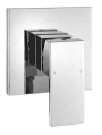 LATUS falba süllyesztett zuhanycsaptelep, 1-irányú váltóval, zuhanyszett nélkül, króm