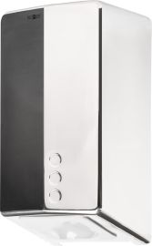 NOFER érintésmentes elektromos kézszárító, 220-240V, 800W, 164x327x151mm, lézer szenzor, fényes rozsdamentes acél