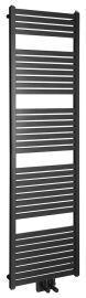 AQUALINE TONDI fürdőszobai radiátor, középső bekötéssel, 450x1690mm, matt fekete