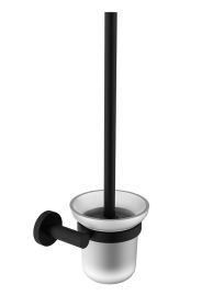 WC-kefetartó, fekete