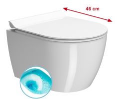 GSI PURA fali WC, Swirlflush, 46x36cm, ExtraGlaze
