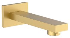 Fali kifolyócső, 180mm, matt arany