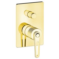 BEBÉ falbaépíthető csaptelep, 2 irányú, arany