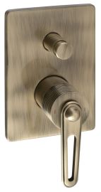 BEBÉ falbaépíthető csaptelep, 2 irányú, bronz