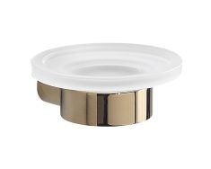 PIRENEI szappantartó, arany/tejüveg