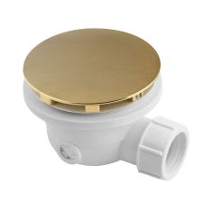 POLYSAN Zuhanytálca szifon, 90mm, ABS, matt arany
