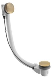 POLYSAN kád le- és túlfolyó, automata, 575mm, dugó átm:72mm, matt arany