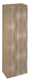 ESPACE állószekrény, 2 ajtóval, balos/jobbos, 50x172x32cm, Strip/Alabama tölgy