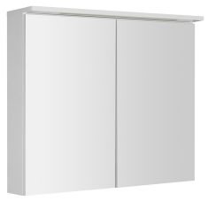 AQUALINE KAWA STRIP tükrösszekrény, LED világítással, 80x70x24cm, fehér