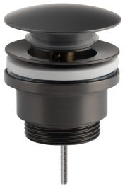 klik-klak mosdólefolyó, 5/4“, gun metal