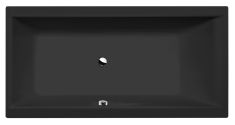 POLYSAN CLEO kád, 180x90x48cm, matt fekete