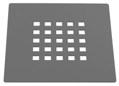 GELCO MITIA szifontakaró, szürke