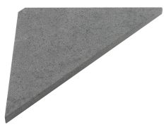 ABELINE rockstone sarokpolc, 200x200mm, beton színű