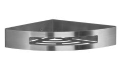 SMART sarokpolc, 210x45x210mm, matt inox