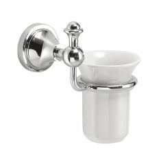 NEVIS fogkefetartó, kerámia, króm