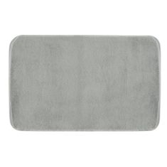 FUZZY fürdőszobai kilépőszőnyeg, 50x80cm, 100% polyester, szürke