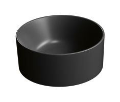 GSI KUBE X kerámiamosdó, átm.:32cm, matt fekete