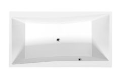 POLYSAN QUEST egyenes kád, 180x100x49cm, matt fehér