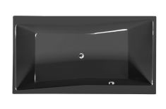 POLYSAN QUEST egyenes kád, 180x100x49cm, szürke