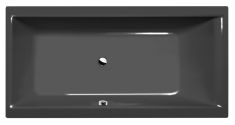 POLYSAN CLEO kád, 180x90x48cm, szürke