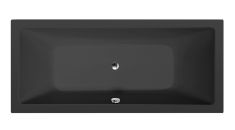 POLYSAN KRYSTA akril kád, 180x80x39cm, matt fekete