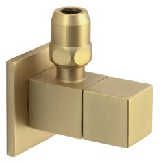 zuhanycsatlakozó, 1/2"x 3/8", matt arany