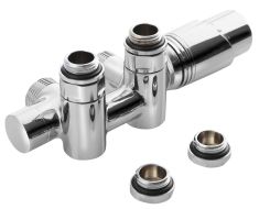 BRUCKNER WICHER COMBI csatlakozókészlet, termosztátos szelleppel, 50mm, króm