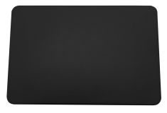 Kryt odpadu 188x130mm, litý mramor, dekor kámen, černá