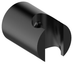 fix kézizuhanytartó, matt fekete