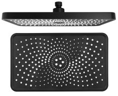 fejzuhany, 300x180mm, ABS/matt fekete