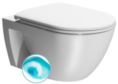 GSI PURA ECO fali WC, Swirlflush, 36x55cm, duál matt fehér