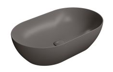 GSI PURA kerámiamosdó, pultra helyezhető, 60x37cm, matt bistro