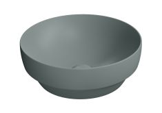 GSI PURA kerámiamosdó, pultra helyezhető, átm:40cm, matt agave