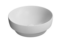 GSI PURA kerámiamosdó, pultra helyezhető, átm:40cm, matt fehér