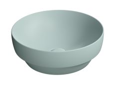 GSI PURA kerámiamosdó, pultra helyezhető, átm:40cm, matt jégkék