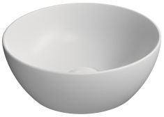 GSI PURA kerámiamosdó, pultra helyezhető, átm:32cm, matt fehér
