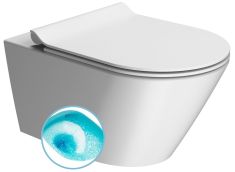 GSI KUBE X SWIRLFLUSH fali WC, 36x55cm, dual-matt fehér