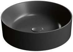 GSI KUBE X kerámiamosdó, átm.:45cm, matt fekete