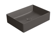 GSI KUBE X kerámiamosdó, 50x37cm, bistro mat