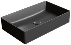 GSI KUBE X kerámiamosdó, 60x37cm, matt fekete