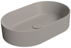 GSI KUBE X kerámiamosdó, 60x37cm, matt tortora